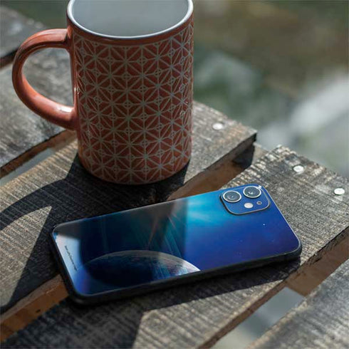 View of a Planet as it Looms in Close Orbit and with Rings iPhone 11 Skin