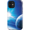 View of a Planet as it Looms in Close Orbit and with Rings iPhone 12 Mini Impact Case