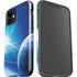 View of a Planet as it Looms in Close Orbit and with Rings iPhone 12 Mini Impact Case