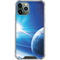 View of a Planet as it Looms in Close Orbit and with Rings iPhone 12 Pro Clear Case