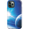 View of a Planet as it Looms in Close Orbit and with Rings iPhone 12 Pro Impact Case