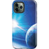 View of a Planet as it Looms in Close Orbit and with Rings iPhone 12 Pro Impact Case