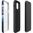 View of a Planet as it Looms in Close Orbit and with Rings iPhone 12 Pro Impact Case