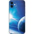 View of a Planet as it Looms in Close Orbit and with Rings iPhone 12 Skin