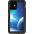 View of a Planet as it Looms in Close Orbit and with Rings iPhone 12 Waterproof Case