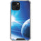 View of a Planet as it Looms in Close Orbit and with Rings iPhone 13 Clear Case