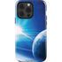 View of a Planet as it Looms in Close Orbit and with Rings iPhone 13 Pro Impact Case