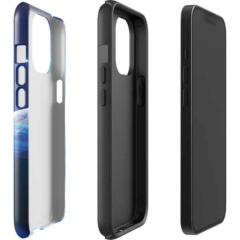 View of a Planet as it Looms in Close Orbit and with Rings iPhone 13 Pro Max Impact Case