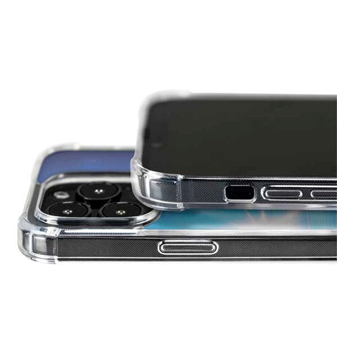 View of a Planet as it Looms in Close Orbit and with Rings iPhone 15 Pro MagSafe Case