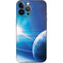 View of a Planet as it Looms in Close Orbit and with Rings iPhone 14 Pro Max Skin