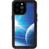 View of a Planet as it Looms in Close Orbit and with Rings iPhone 14 Pro Max Waterproof Case