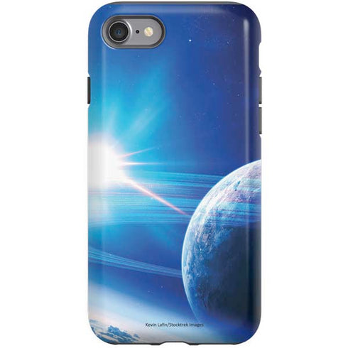 View of a Planet as it Looms in Close Orbit and with Rings iPhone SE (2nd & 3rd Gen) Pro Case