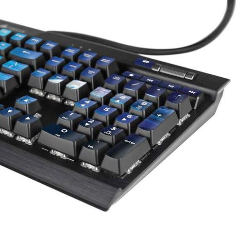 View of a Planet as it Looms in Close Orbit and with Rings K95 RGB PLATINUM Mechanical Gaming Keyboard Skin