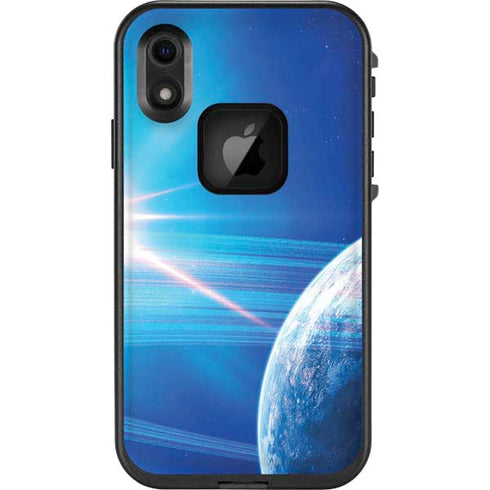 View of a Planet as it Looms in Close Orbit and with Rings LifeProof Fre iPhone Skin