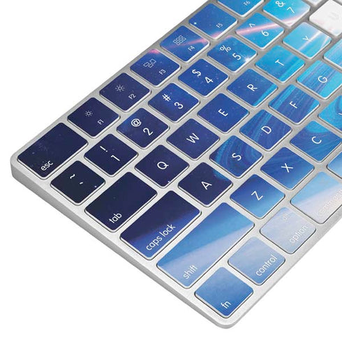 View of a Planet as it Looms in Close Orbit and with Rings Magic Keyboard Skin