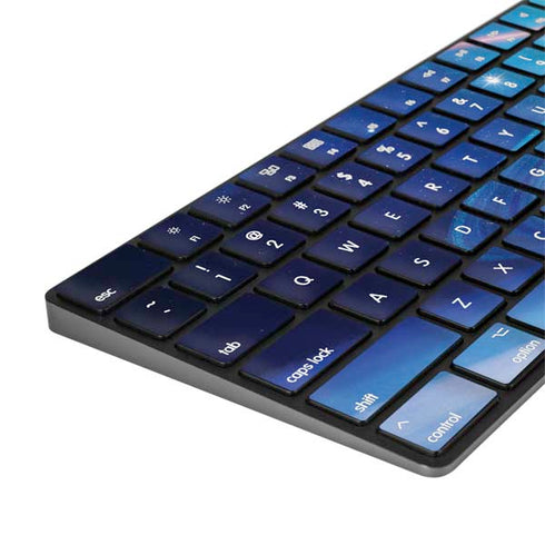 View of a Planet as it Looms in Close Orbit and with Rings Magic Keyboard with Numeric Keypad Skin