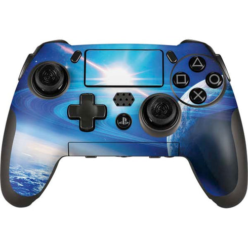 View of a Planet as it Looms in Close Orbit and with Rings PlayStation Scuf Vantage 2 Controller Skin