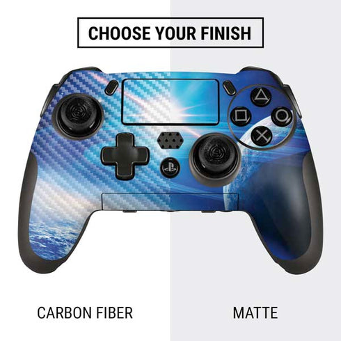 View of a Planet as it Looms in Close Orbit and with Rings PlayStation Scuf Vantage 2 Controller Skin