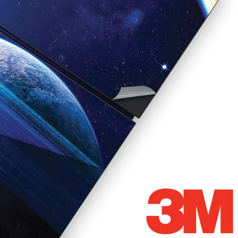 View of a Planet as it Looms in Close Orbit and with Rings PS4 Console Skin