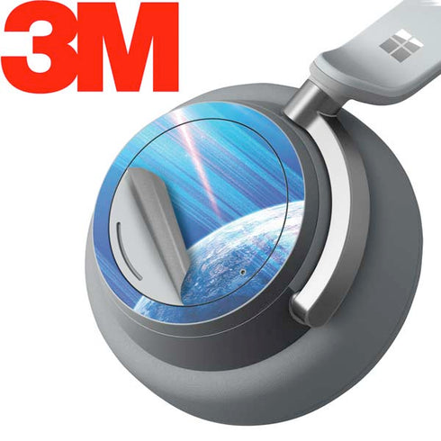 View of a Planet as it Looms in Close Orbit and with Rings Surface Headphones Skin