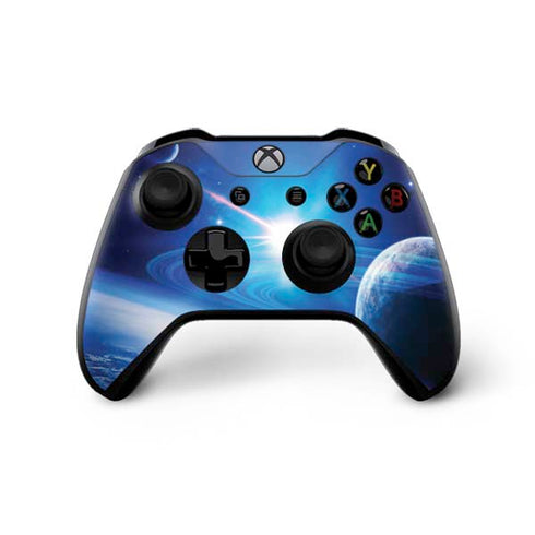 View of a Planet as it Looms in Close Orbit and with Rings Xbox One X Bundle Skin