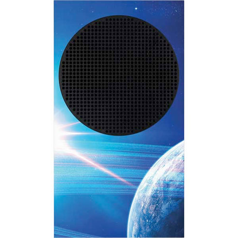View of a Planet as it Looms in Close Orbit and with Rings Xbox Series S Bundle Skin