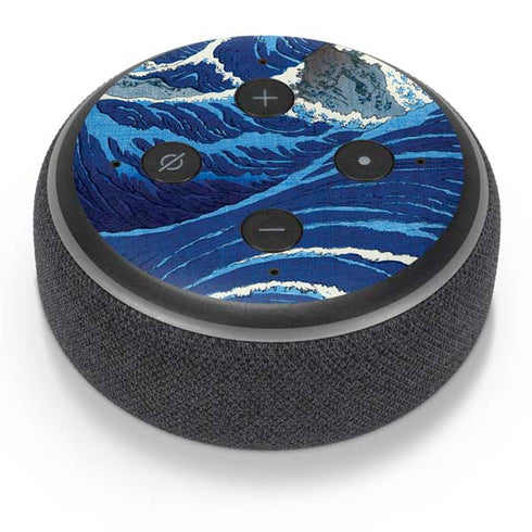 Hiroshige View of the Naruto whirlpools at Awa Amazon Echo Dot Skin
