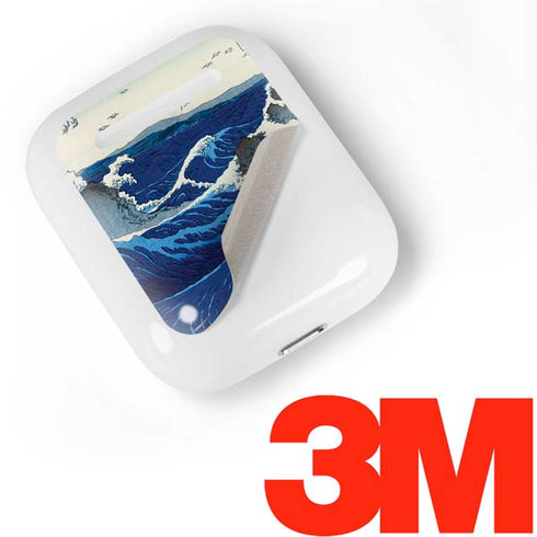 Hiroshige View of the Naruto whirlpools at Awa Apple AirPods Skin