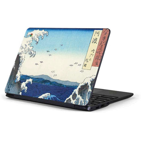 Hiroshige View of the Naruto whirlpools at Awa Samsung Chromebook Skin