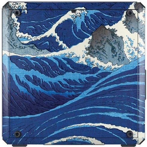 Hiroshige View of the Naruto whirlpools at Awa Cooler Master MasterBox Q300L Mini Tower Skin