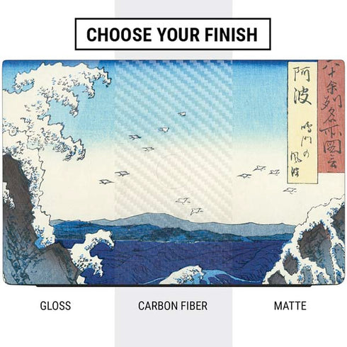 Hiroshige View of the Naruto whirlpools at Awa Dell Vostro Skin