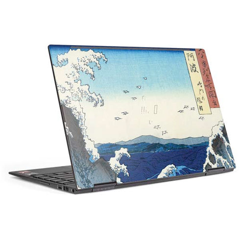 Hiroshige View of the Naruto whirlpools at Awa HP Envy Skin