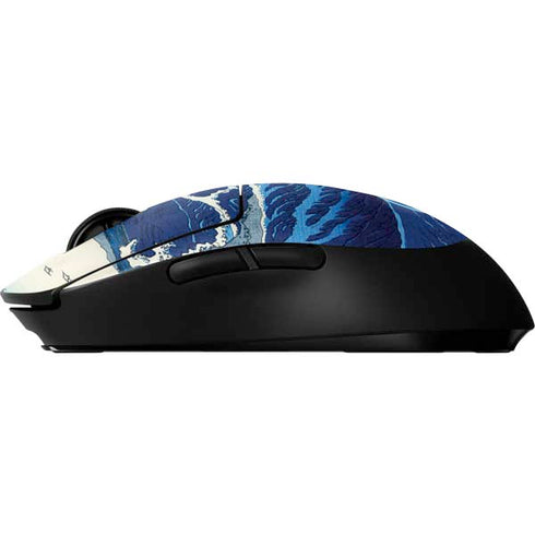 View of the Naruto whirlpools at Awa by Hiroshige G Pro Wireless Gaming Mouse Skin