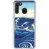 Hiroshige View of the Naruto whirlpools at Awa Galaxy A21 Clear Case