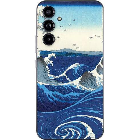 Hiroshige View of the Naruto whirlpools at Awa Galaxy A54 5G Skin