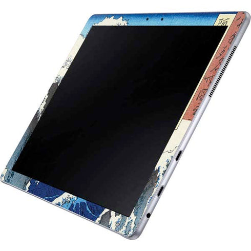 Hiroshige View of the Naruto whirlpools at Awa Galaxy Book 12in Skin