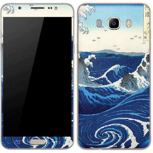 Hiroshige View of the Naruto whirlpools at Awa Galaxy J7 Skin