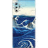 View of the Naruto whirlpools at Awa by Hiroshige Galaxy Note 10 Plus Skin