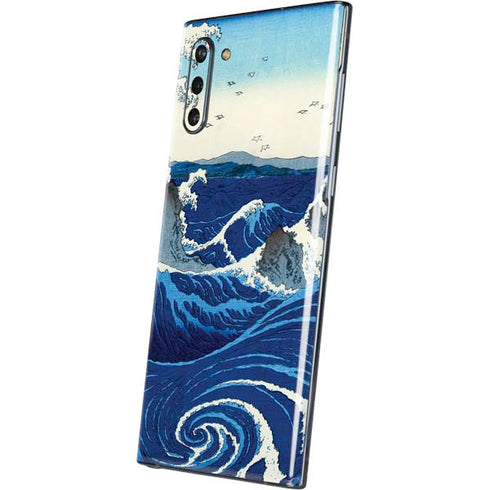 Hiroshige View of the Naruto whirlpools at Awa Galaxy Note 10 Skin