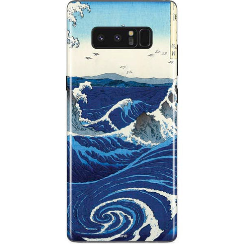 Hiroshige View of the Naruto whirlpools at Awa Galaxy Note 8 Skin