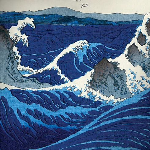 Hiroshige View of the Naruto whirlpools at Awa Galaxy Note 8 Skin