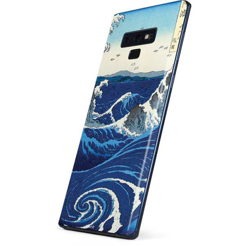Hiroshige View of the Naruto whirlpools at Awa Galaxy Note 9 Skin