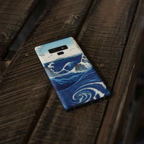 Hiroshige View of the Naruto whirlpools at Awa Galaxy Note 9 Skin