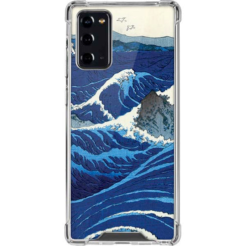 Hiroshige View of the Naruto whirlpools at Awa Galaxy Note20 5G Clear Case