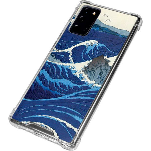 Hiroshige View of the Naruto whirlpools at Awa Galaxy Note20 5G Clear Case