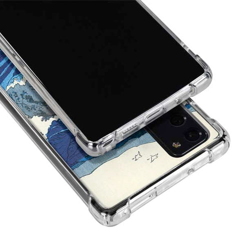 Hiroshige View of the Naruto whirlpools at Awa Galaxy Note20 5G Clear Case