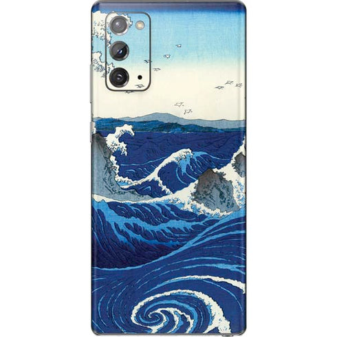 Hiroshige View of the Naruto whirlpools at Awa Galaxy Note20 5G Skin
