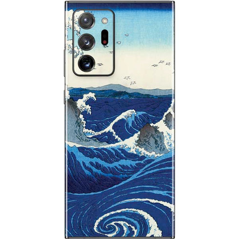 Hiroshige View of the Naruto whirlpools at Awa Galaxy Note20 Ultra 5G Skin