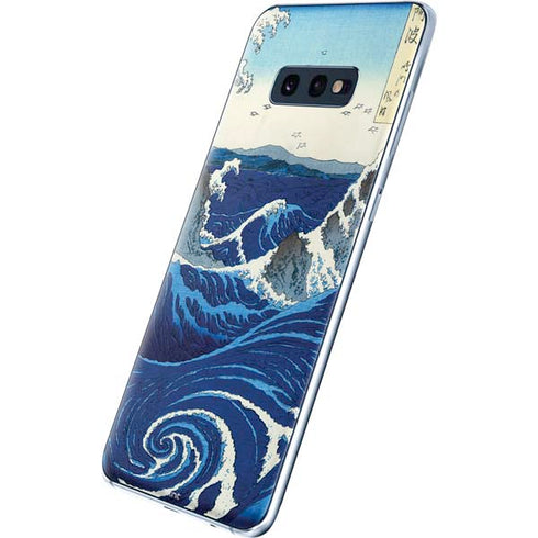 Hiroshige View of the Naruto whirlpools at Awa Galaxy S10e Skin