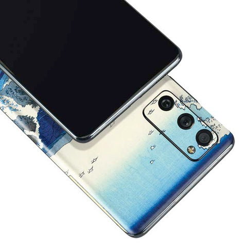 Hiroshige View of the Naruto whirlpools at Awa Galaxy S20 Fan Edition Skin